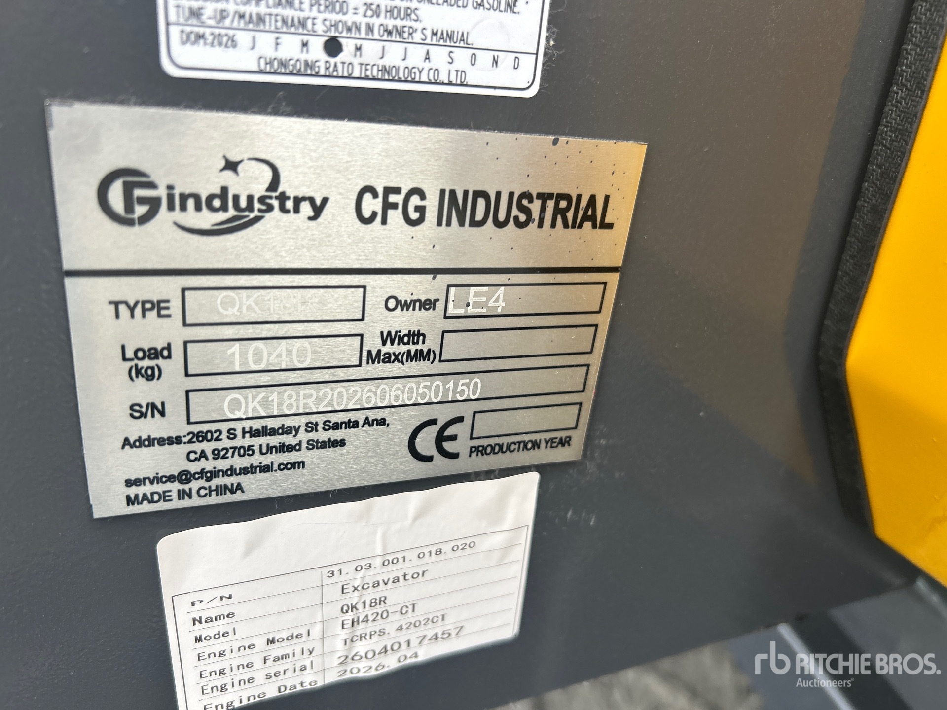 2026 CFG QK18R