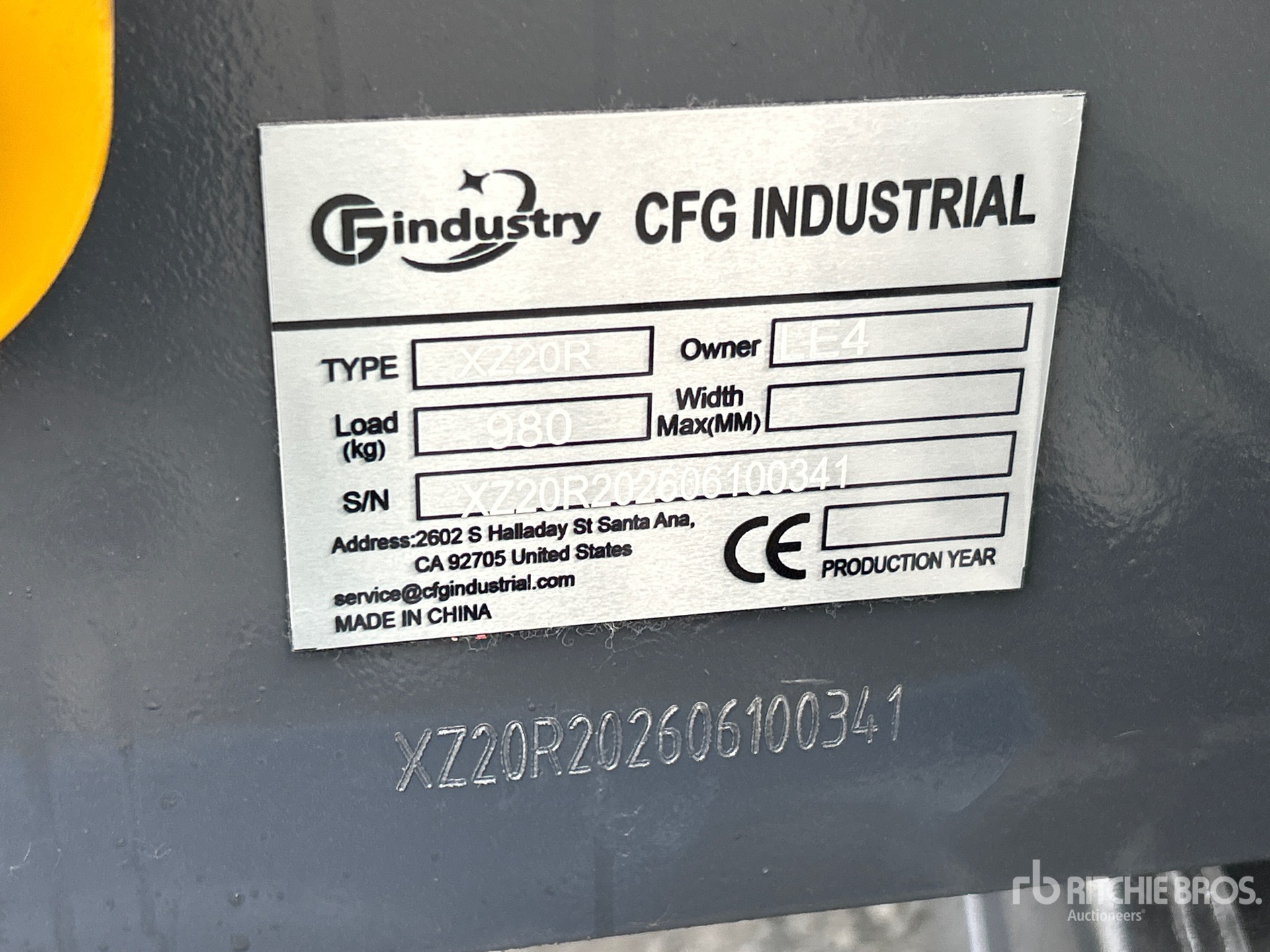 2026 CFG XZ20R