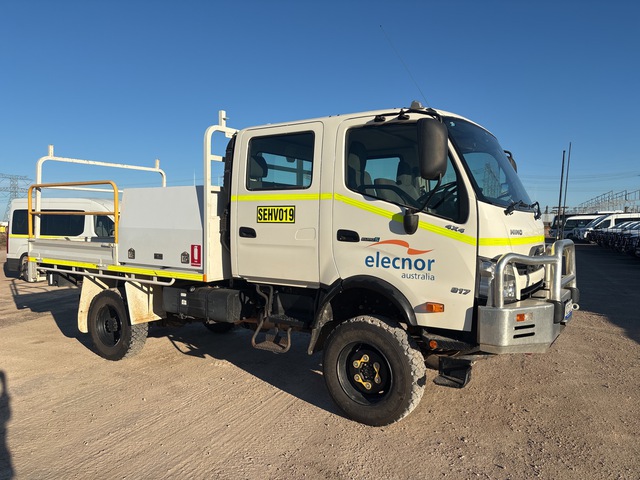 2023 Hino 300 Series 816 4x4 Crew Cab Utility Truck