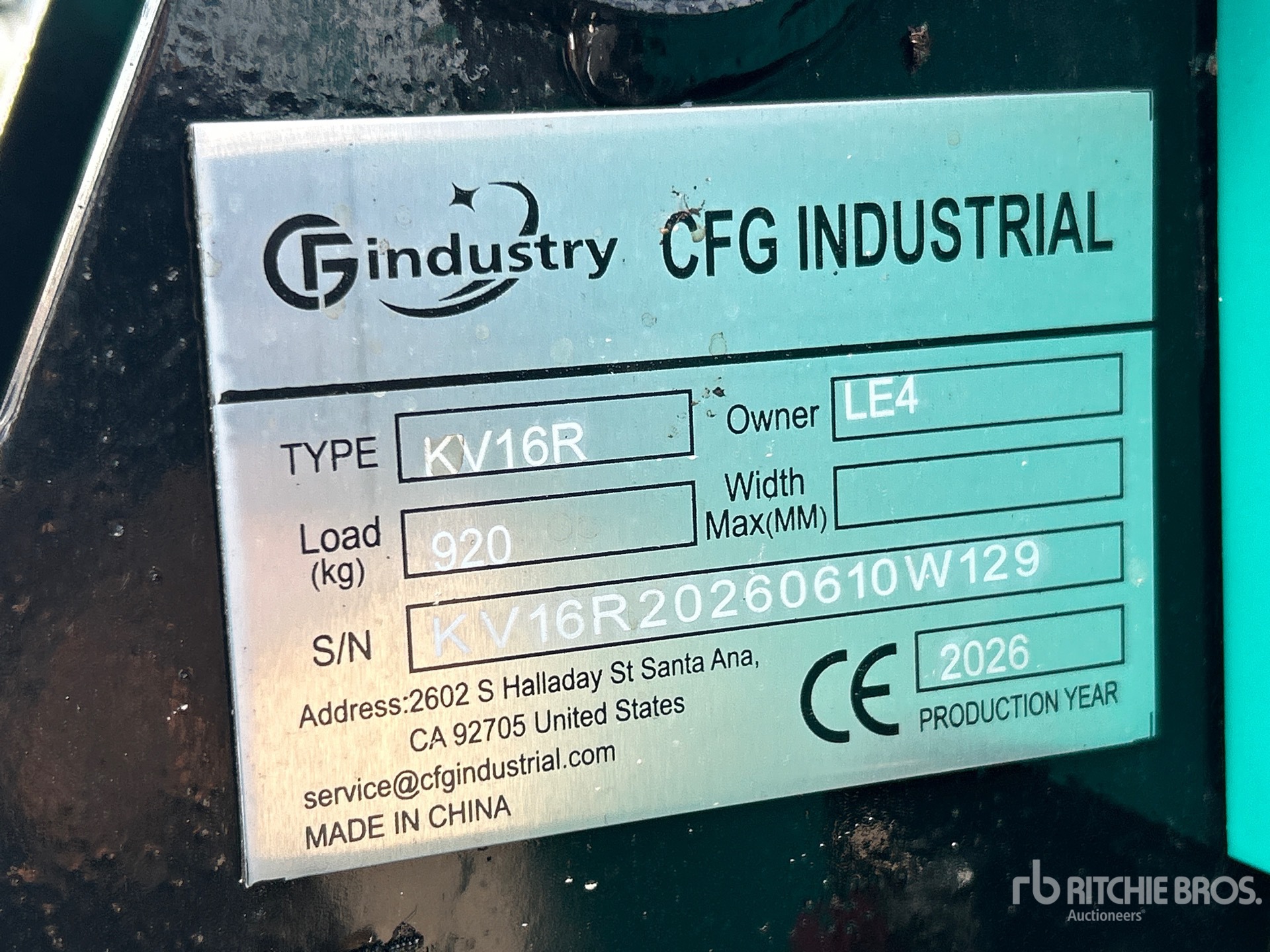 2026 CFG KV16R