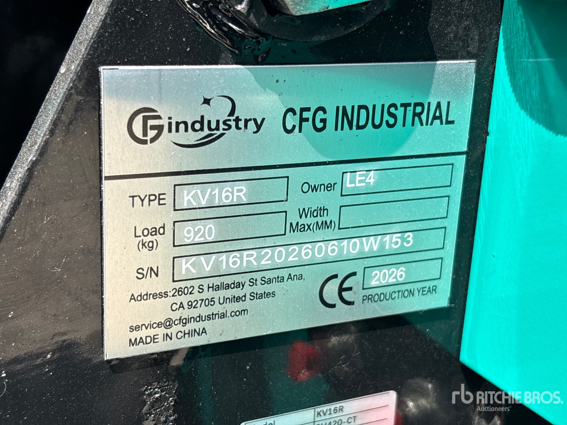 2026 CFG KV16R