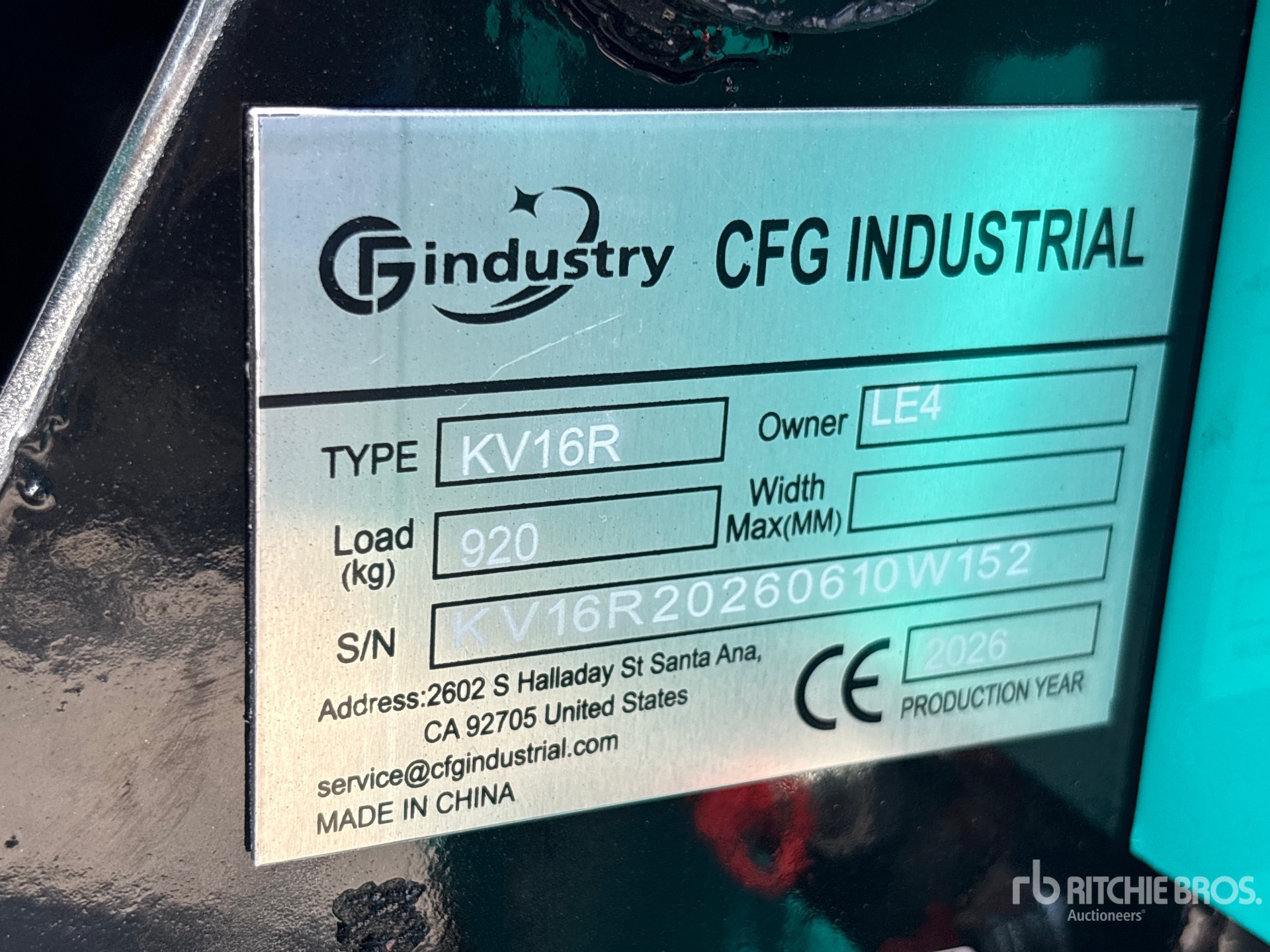 2026 CFG KV16R