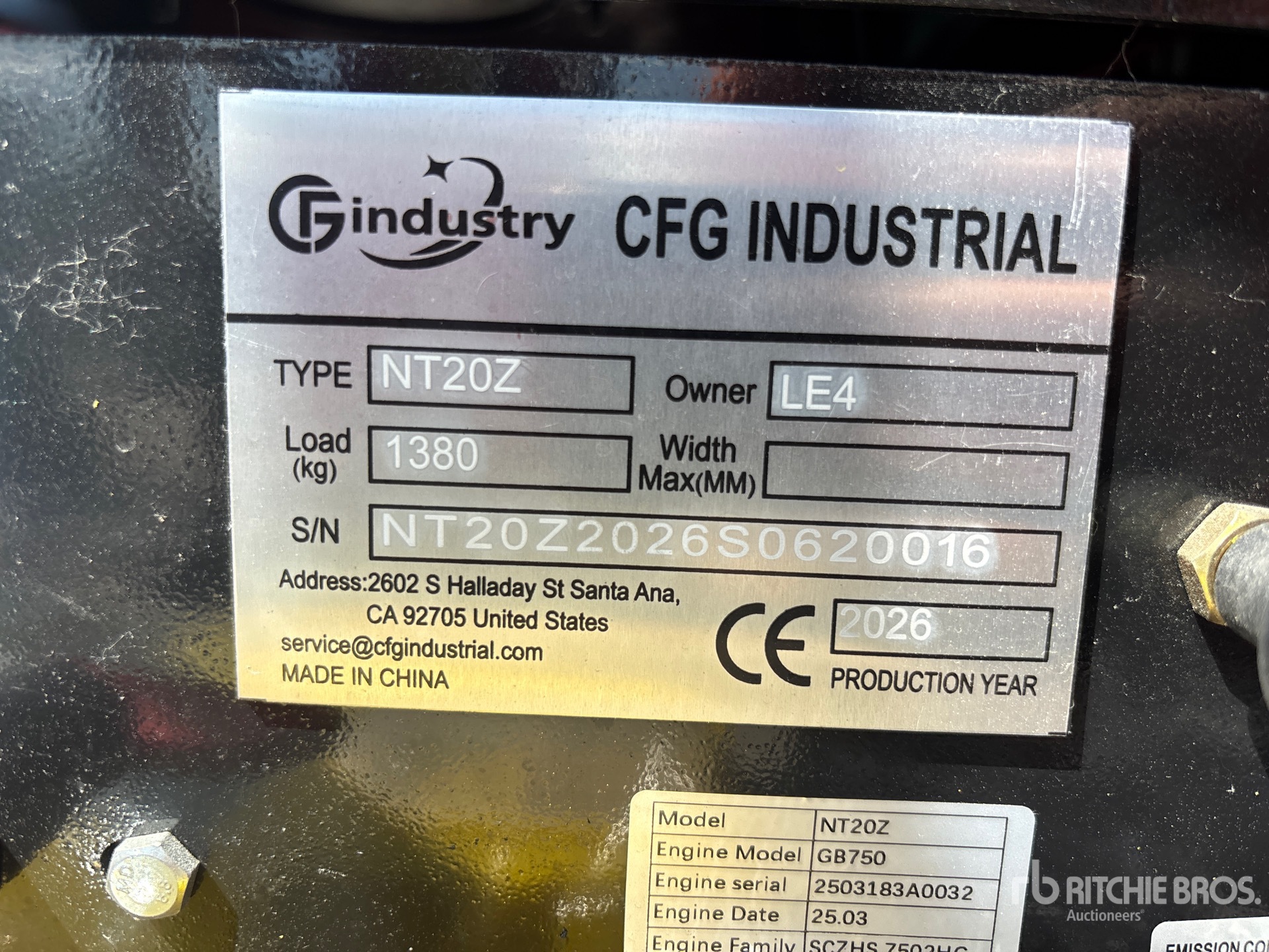 2026 CFG NT20Z