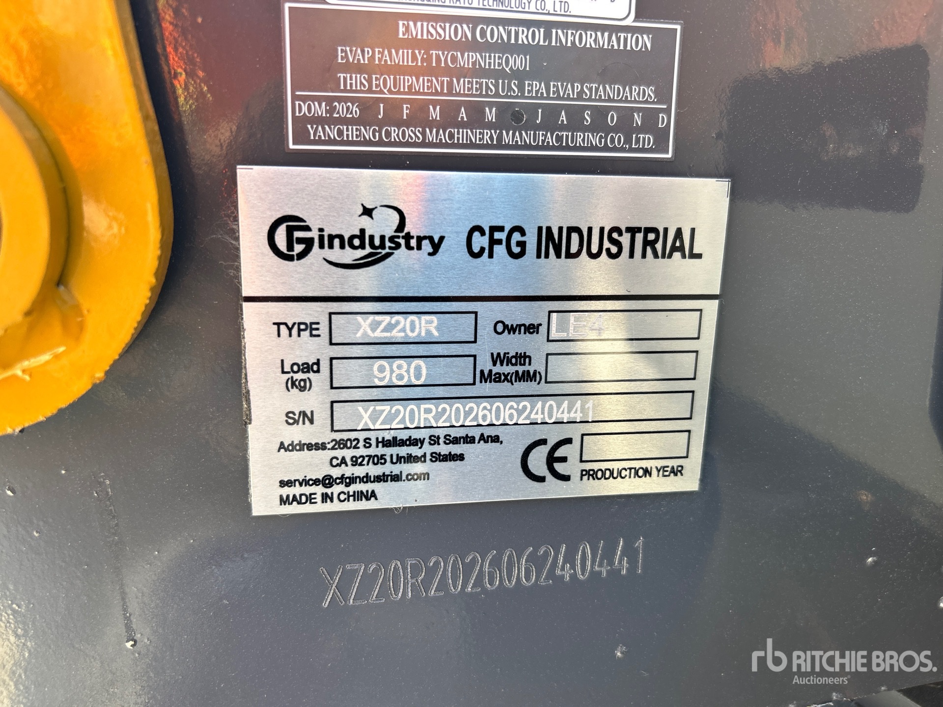 2026 CFG XZ20R