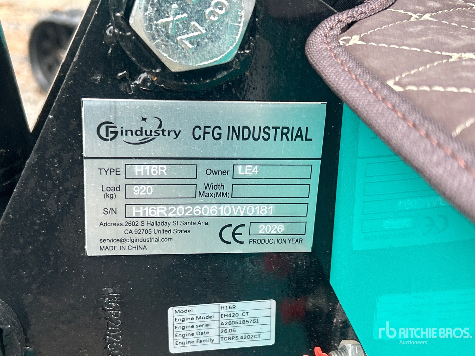 2026 CFG H16R
