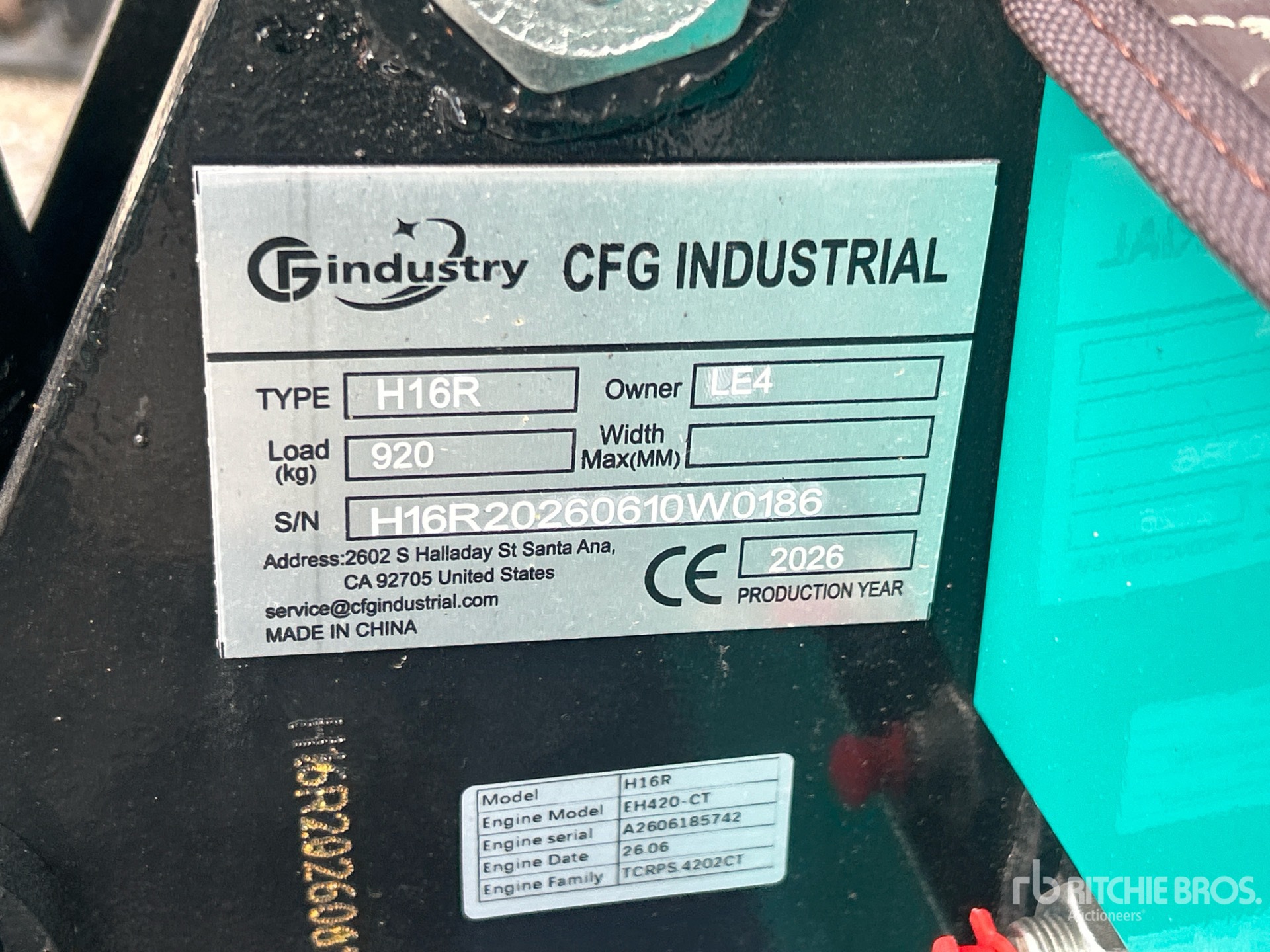 2026 CFG H16R