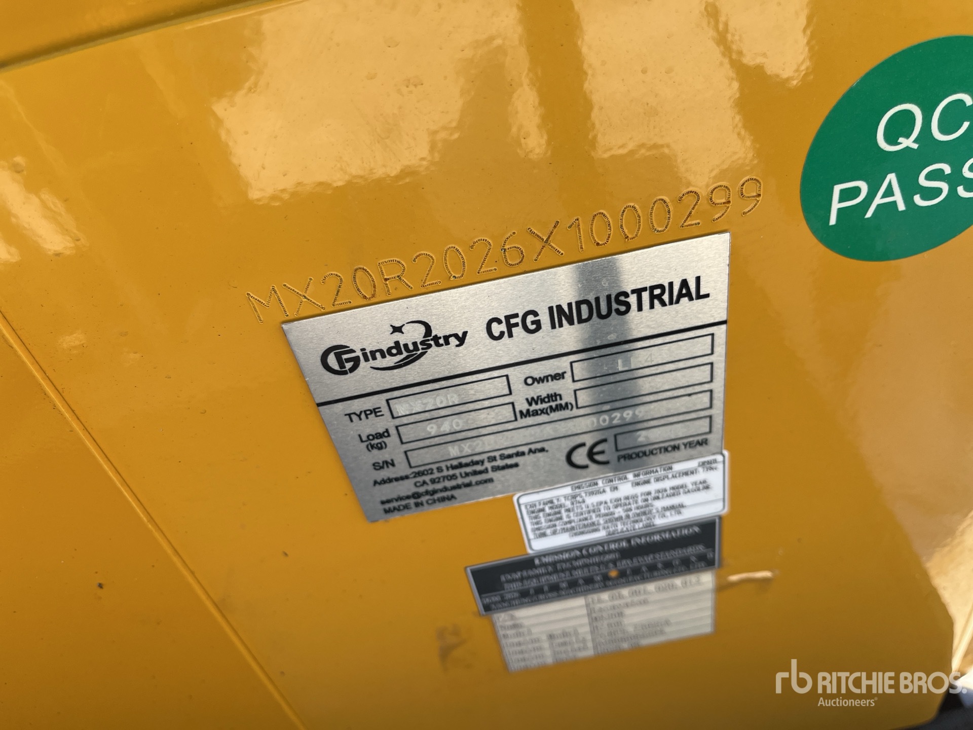 Photo of 2026 CFG MX20R