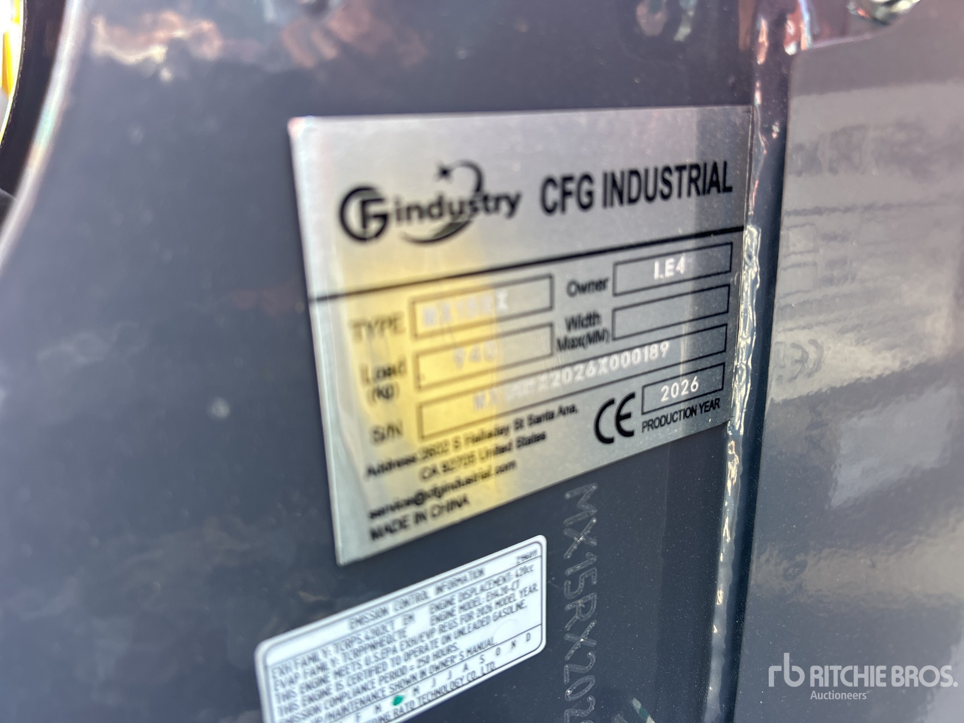2026 CFG MX15RX