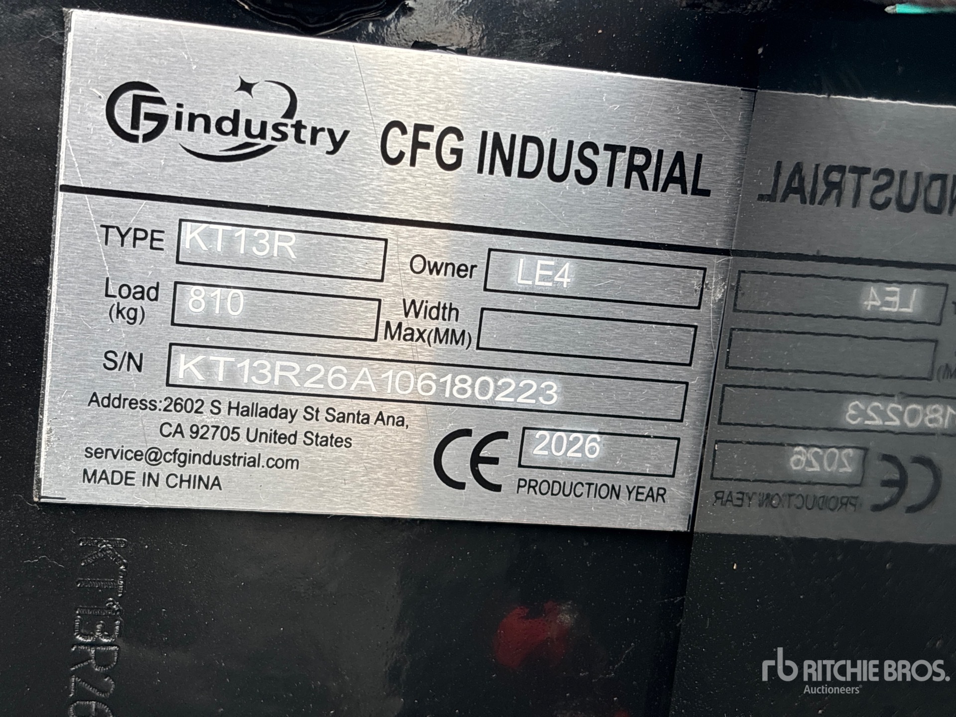 2026 CFG KT13R
