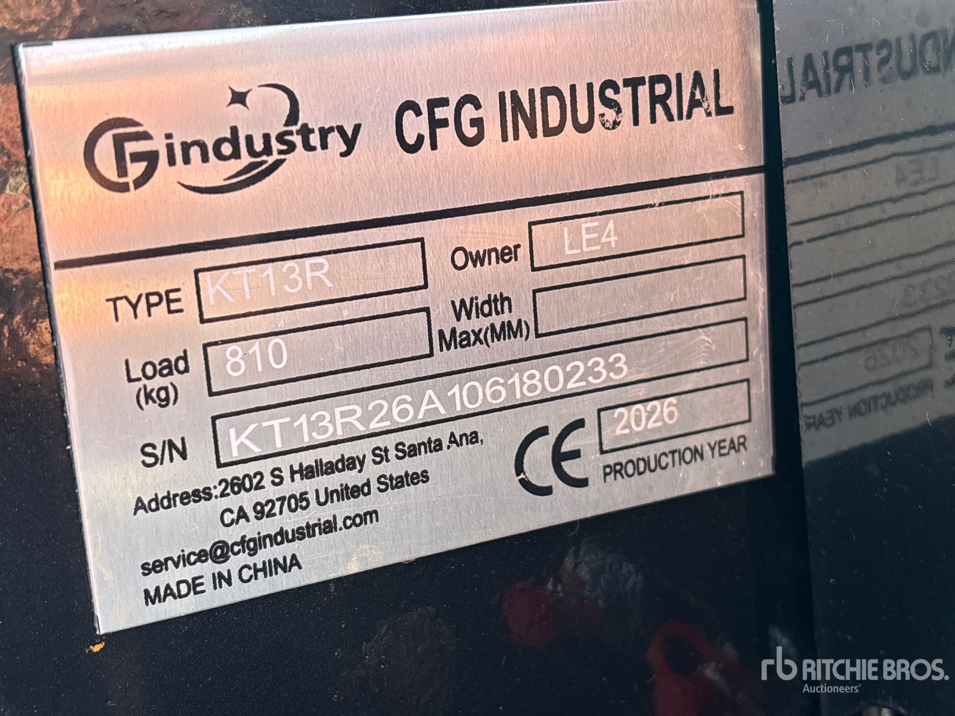 2026 CFG KT13R