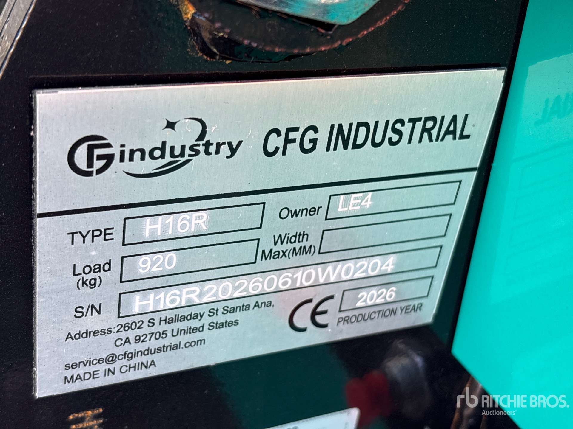 2026 CFG H16R