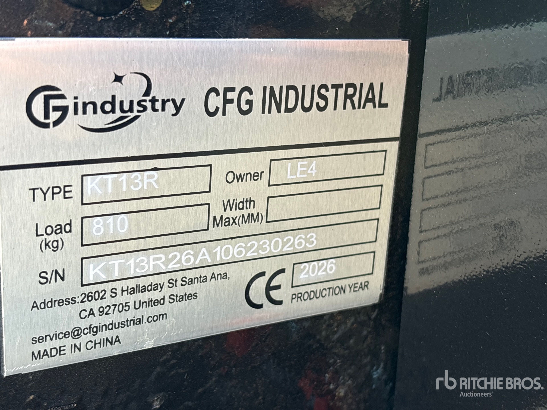 2026 CFG KT13R