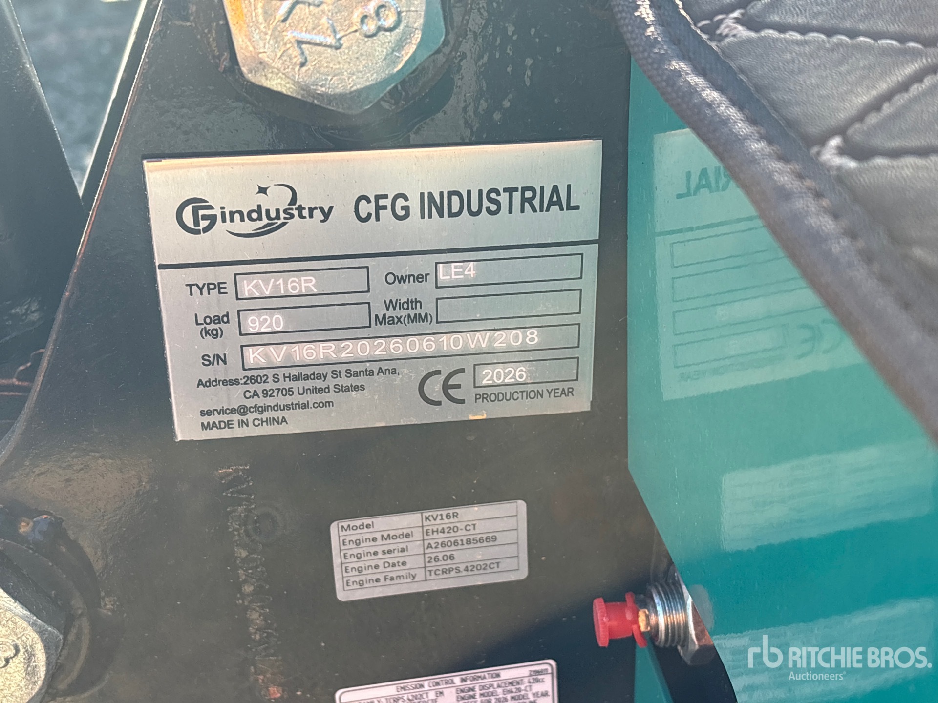 2026 CFG KV16R