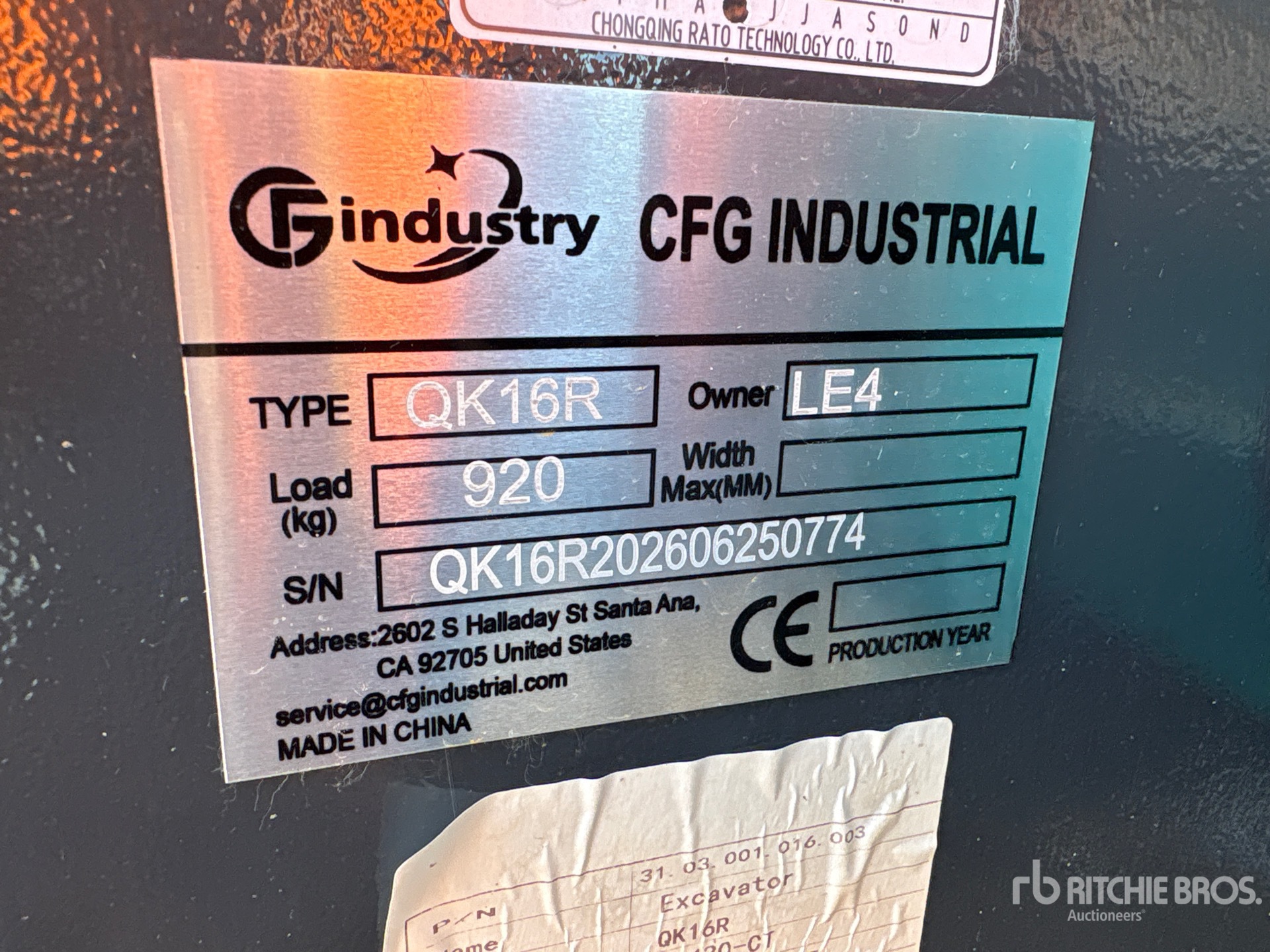 2026 CFG QK16R