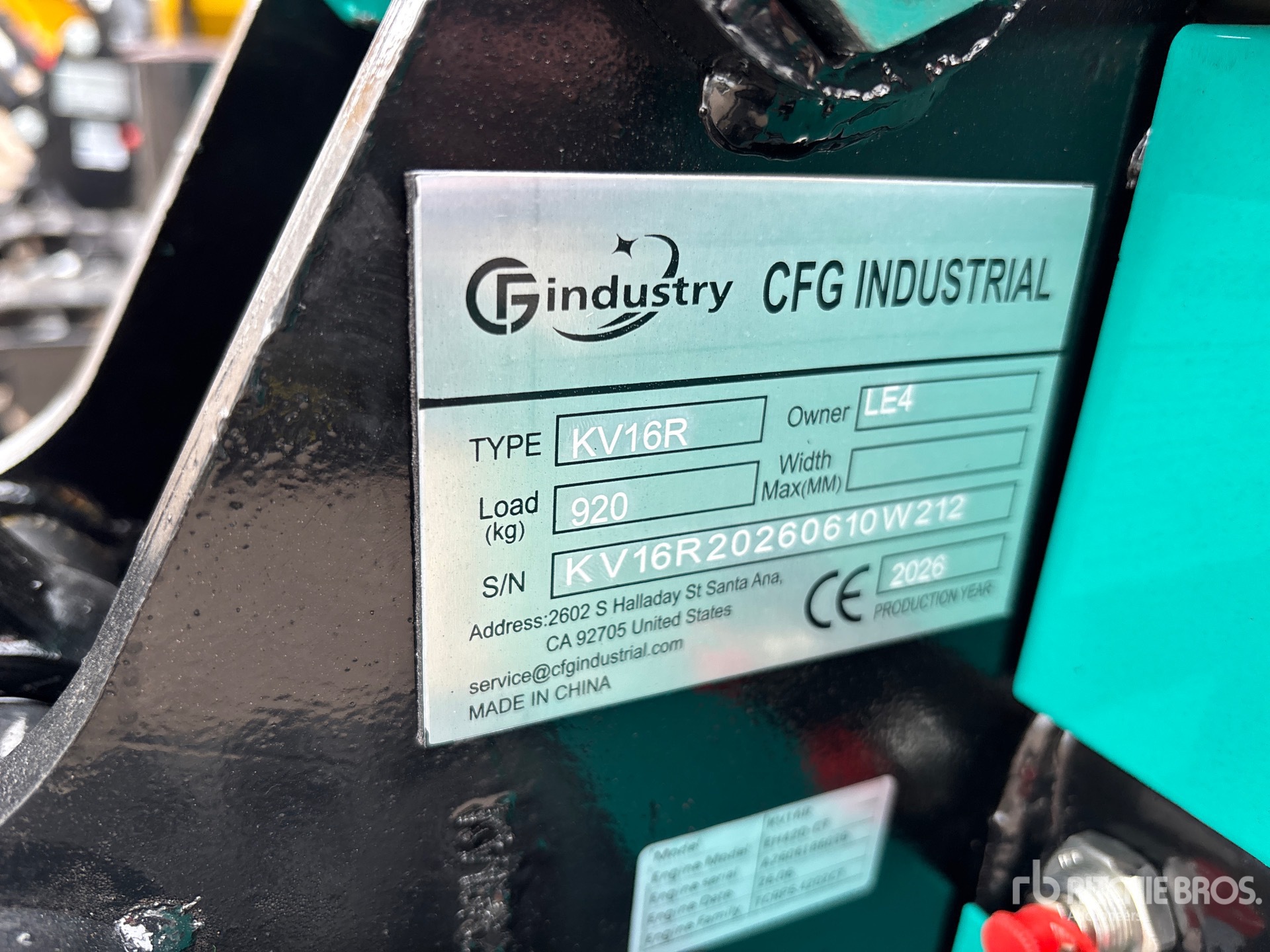 2026 CFG KV16R