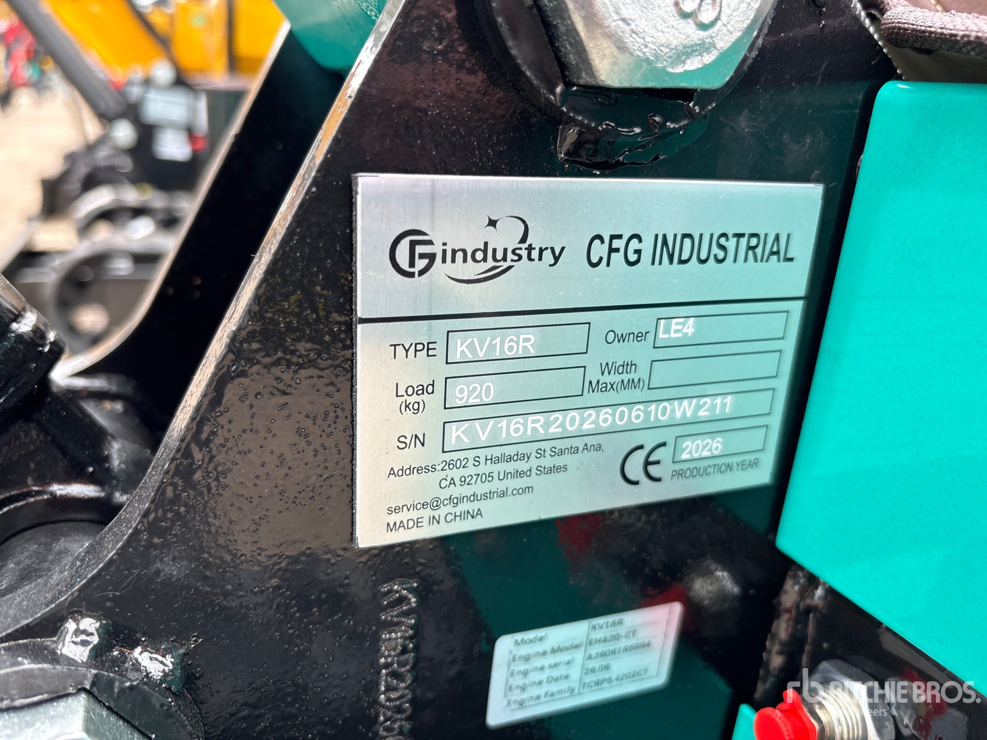2026 CFG KV16R