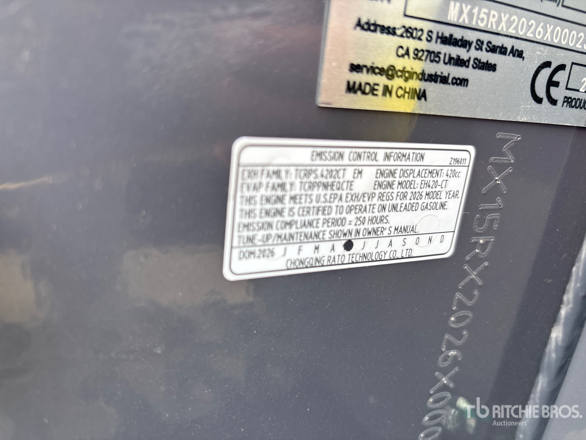 2026 CFG MX15RX
