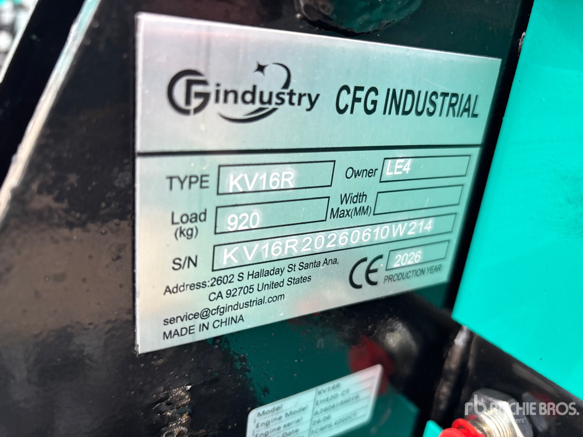 2026 CFG KV16R