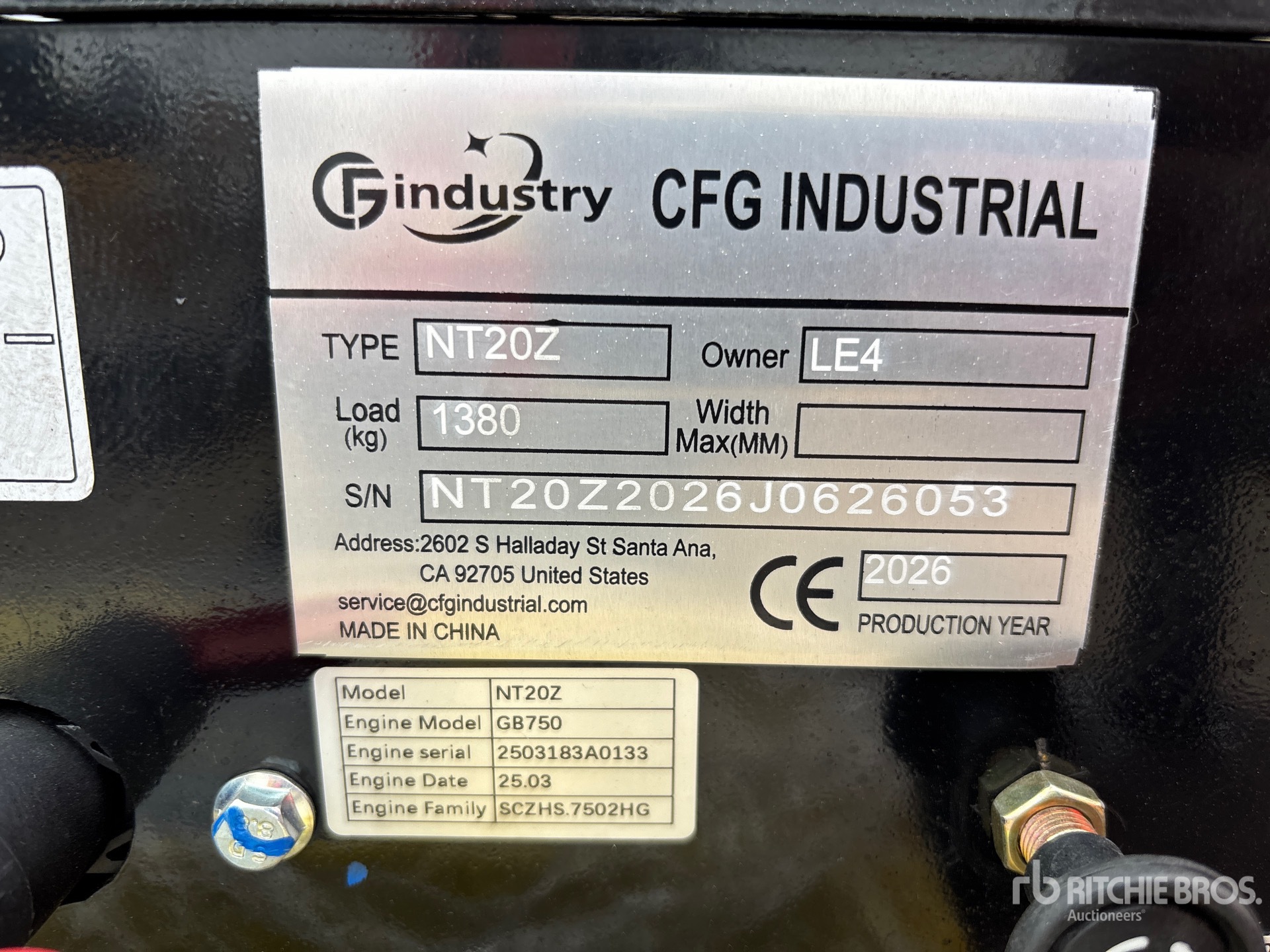 2026 CFG NT20Z