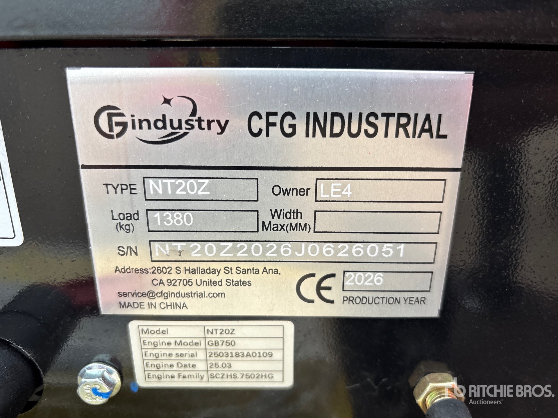 2026 CFG NT20Z