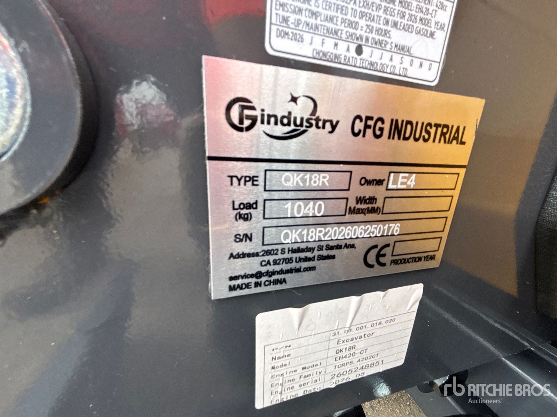2026 CFG QK18R
