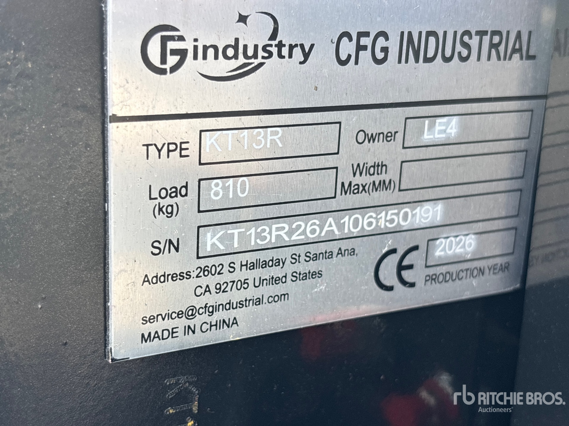 2026 CFG KT13R