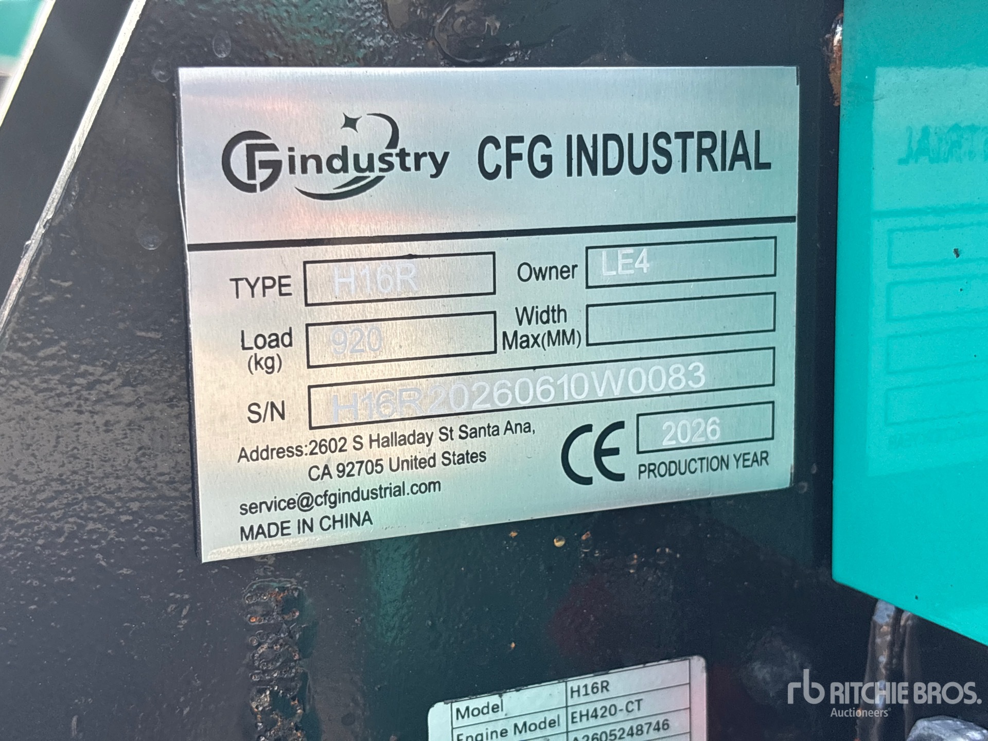 2026 CFG H16R