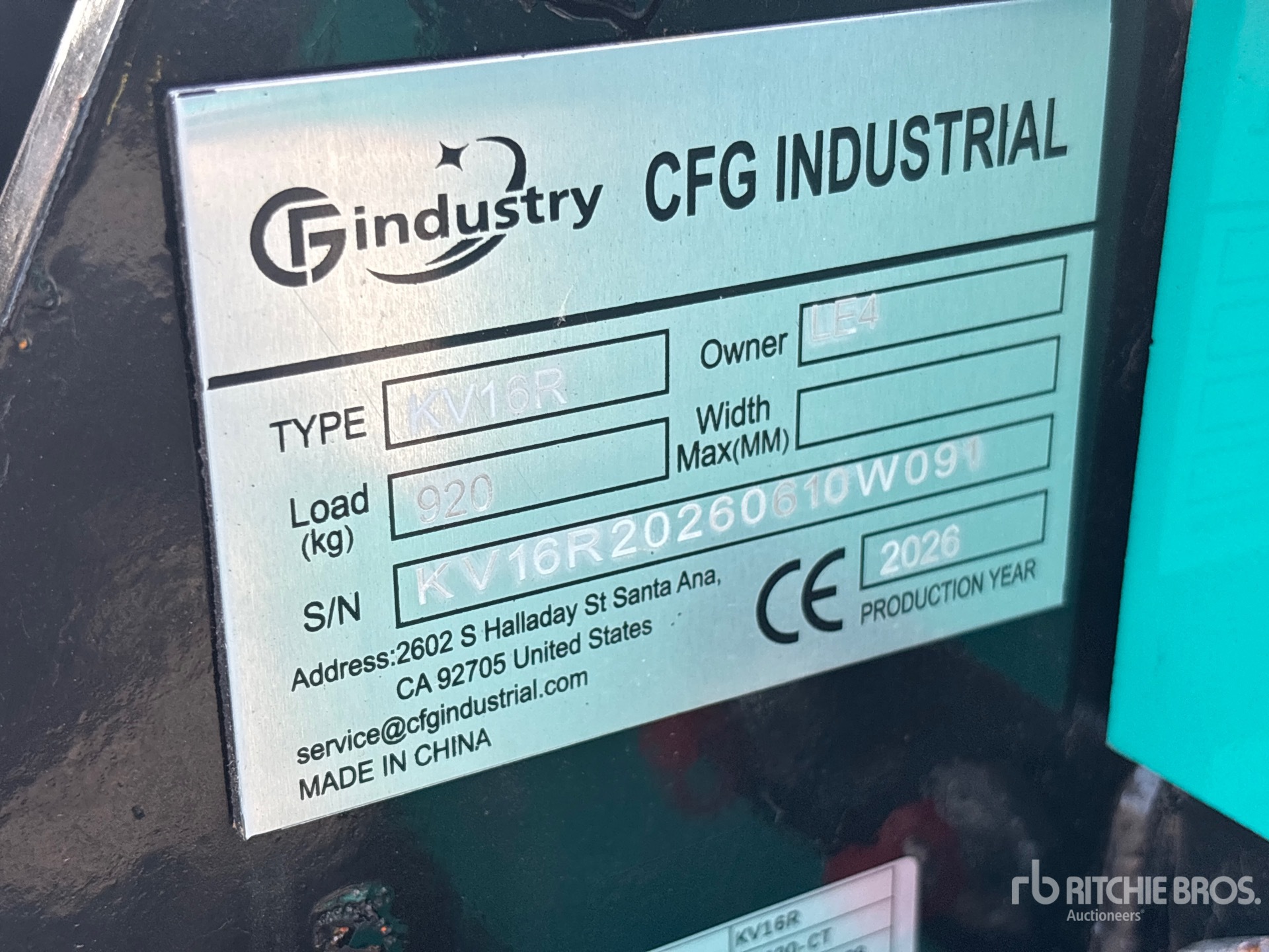 2026 CFG KV16R