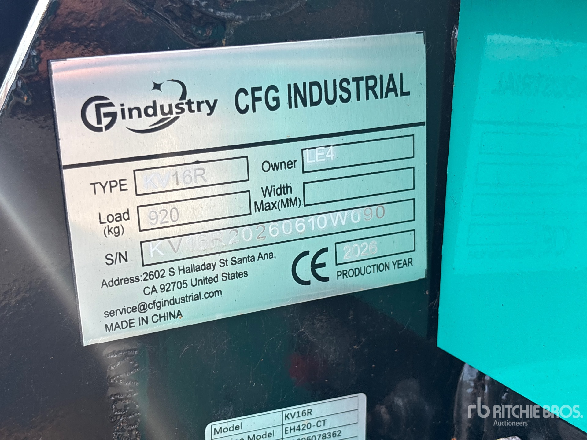 2026 CFG KV16R