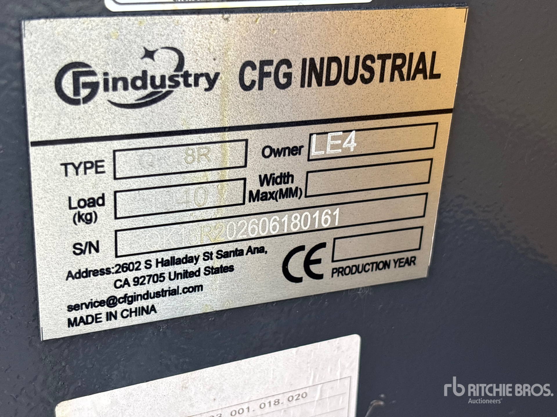 2026 CFG QK18R