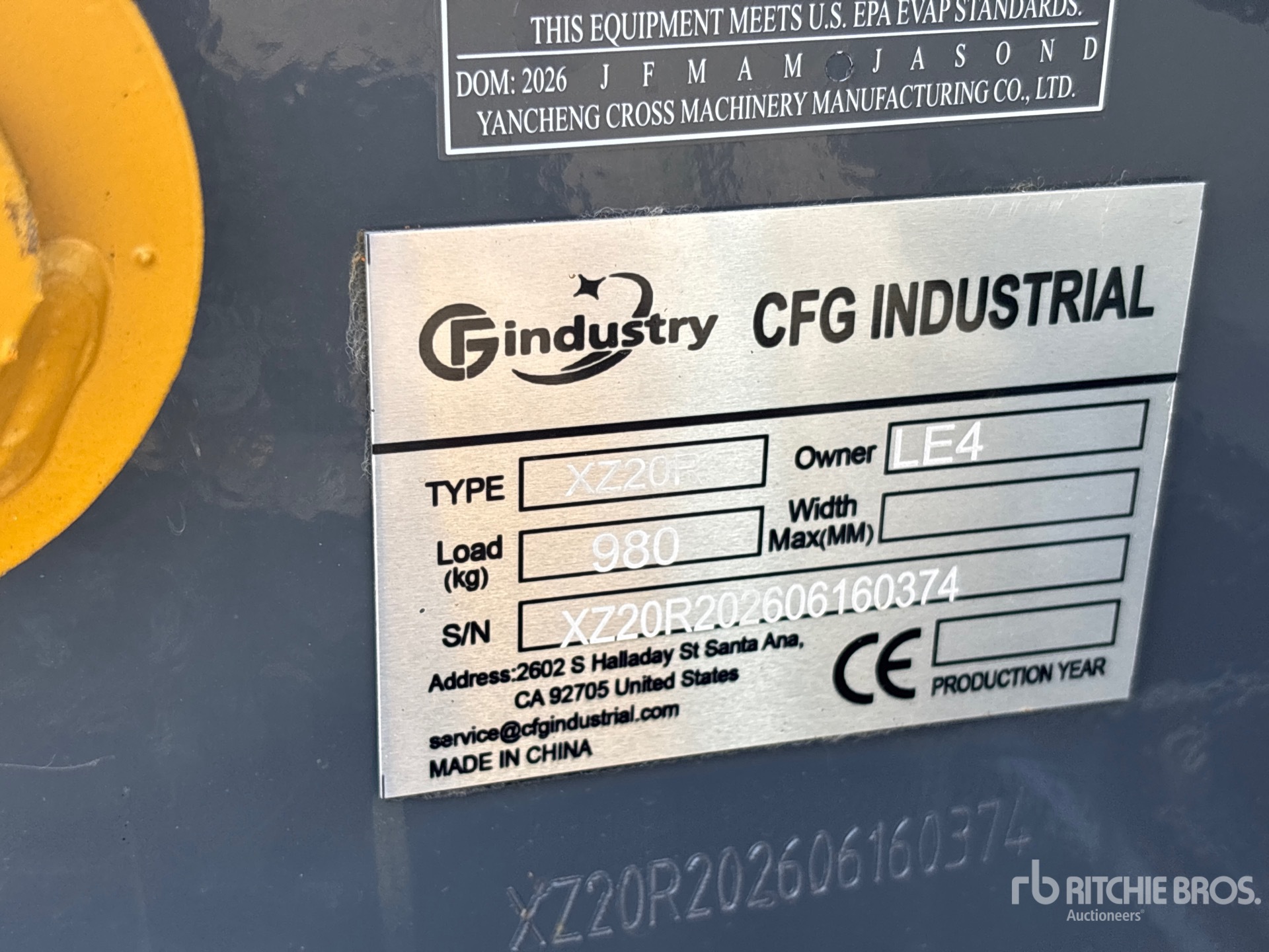 2026 CFG XZ20R