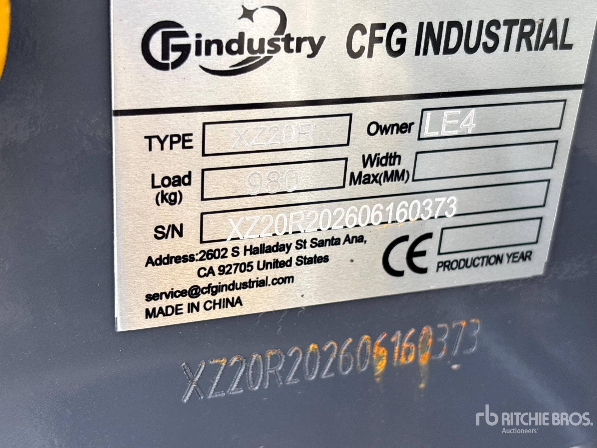 2026 CFG XZ20R