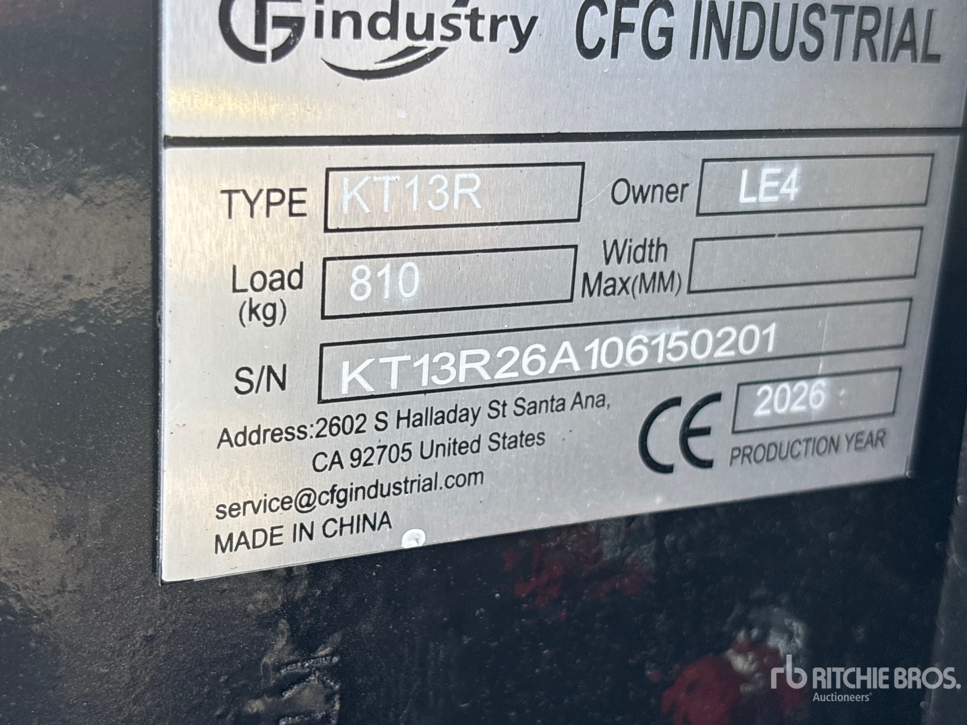 2026 CFG KT13R