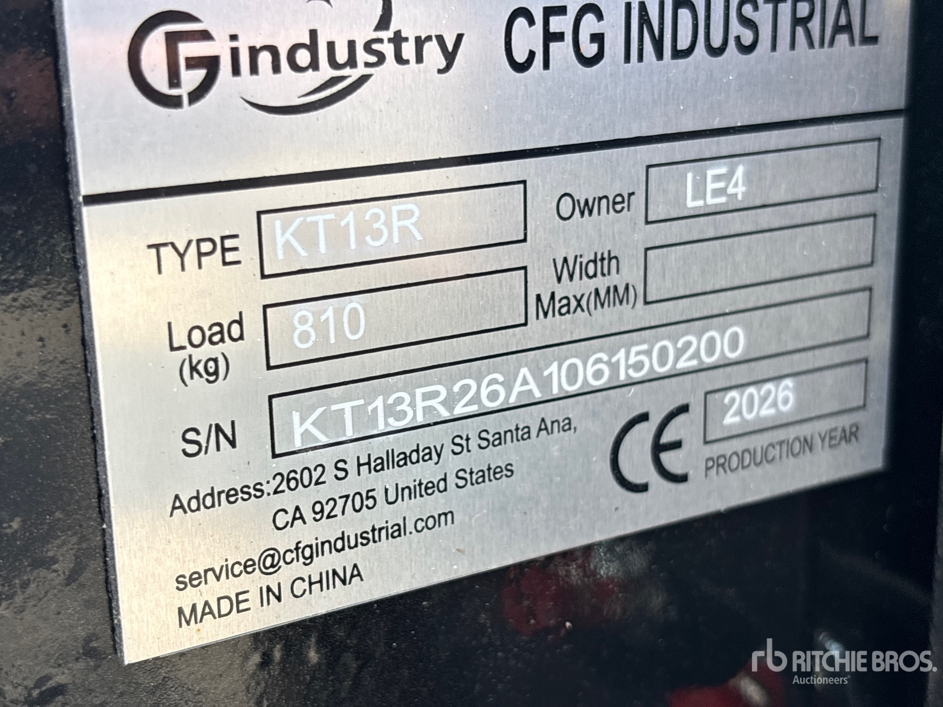 2026 CFG KT13R