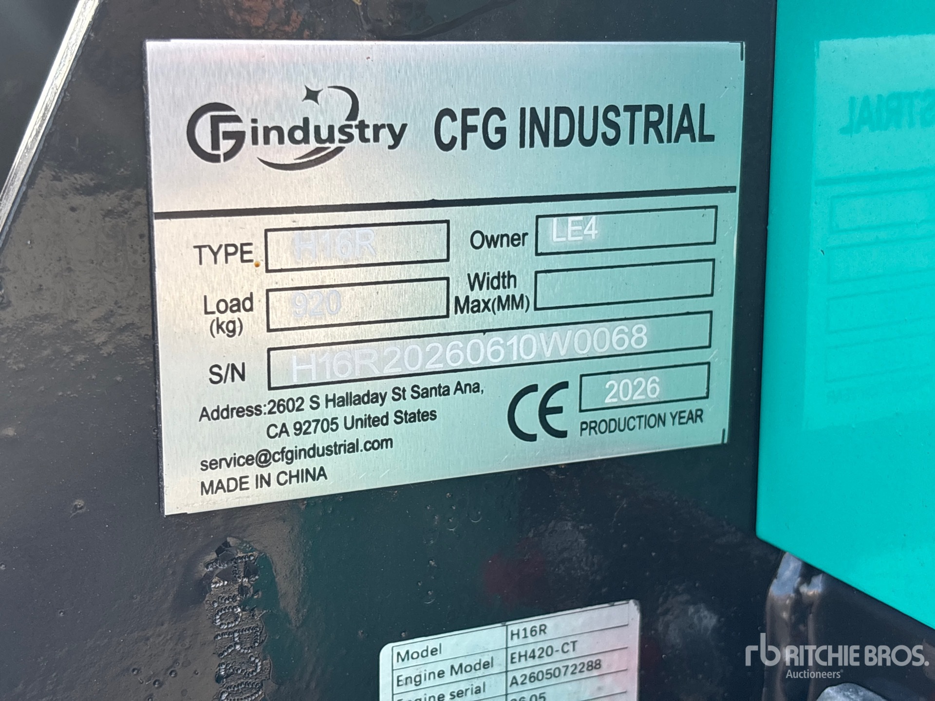 2026 CFG H16R