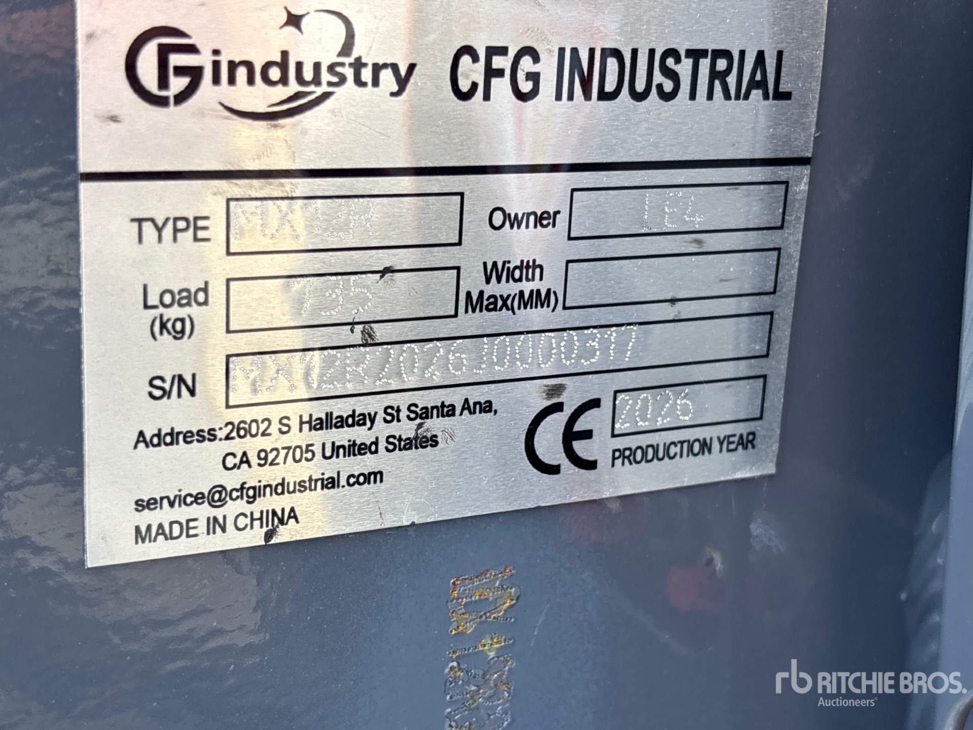 2026 CFG MX12R