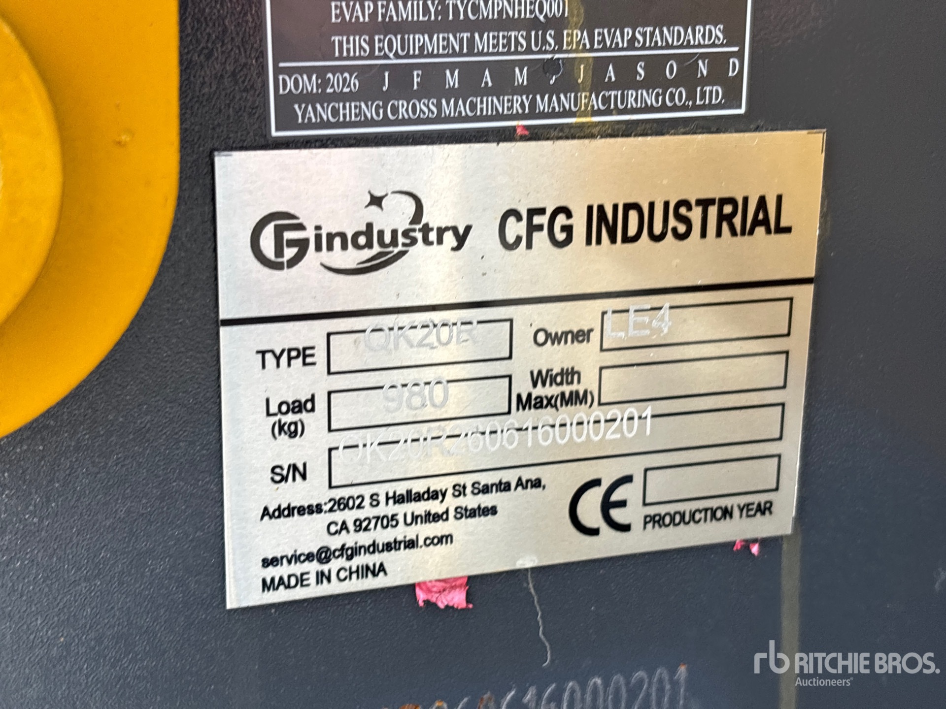 2026 CFG QK20R