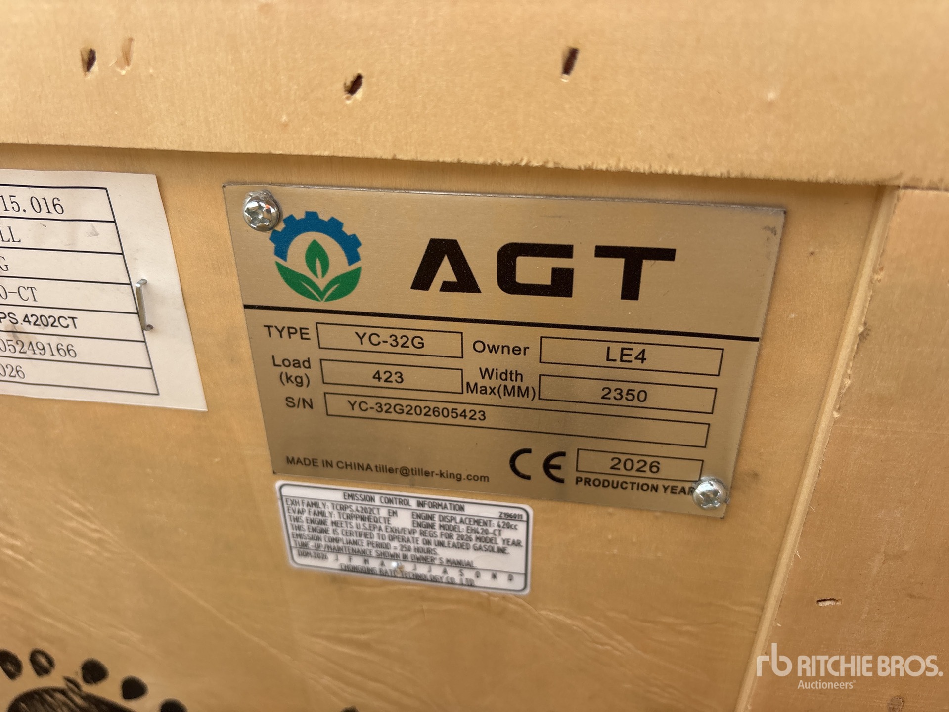 2026 AGT YC32-G