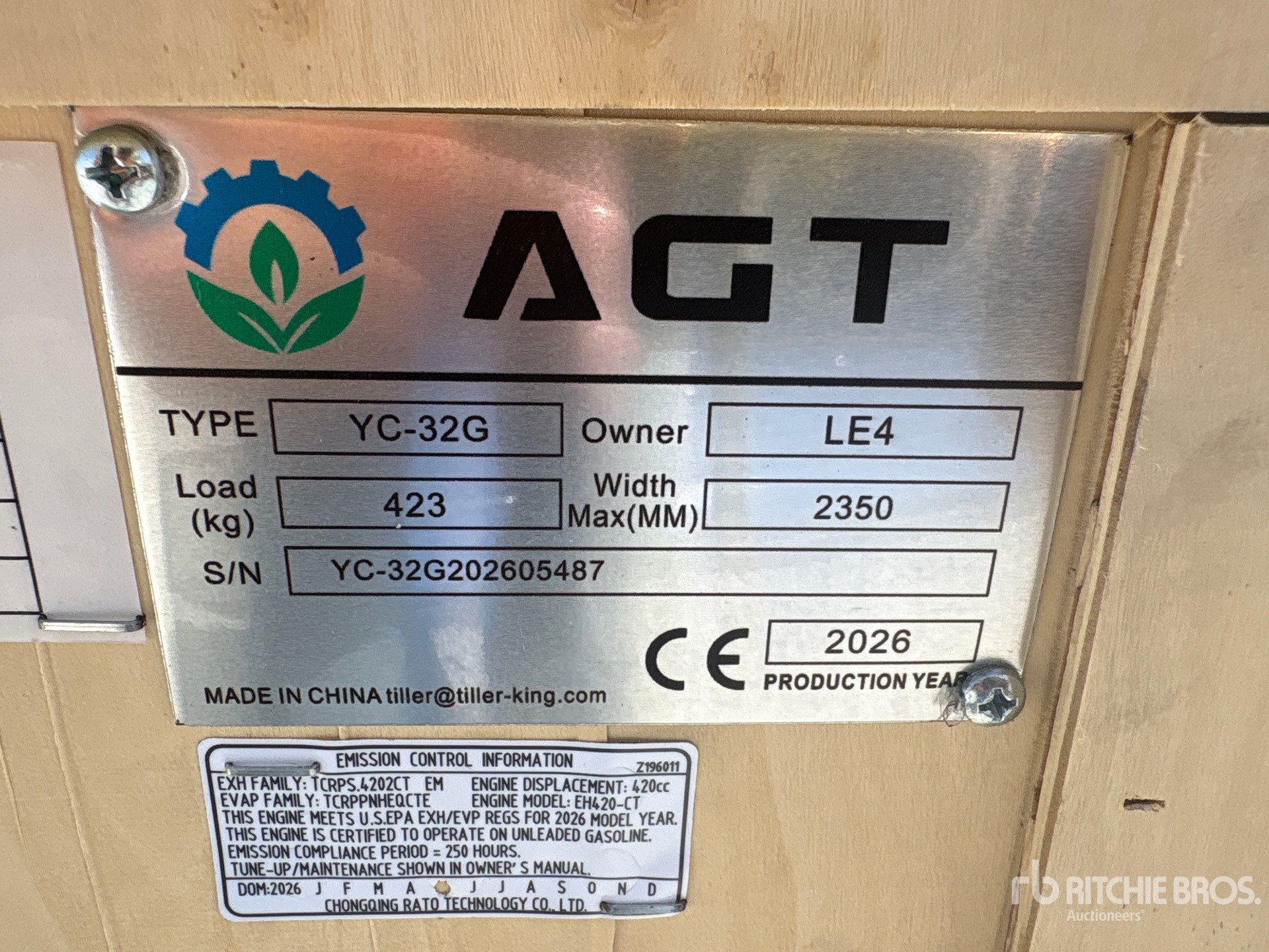 2026 AGT YC32-G