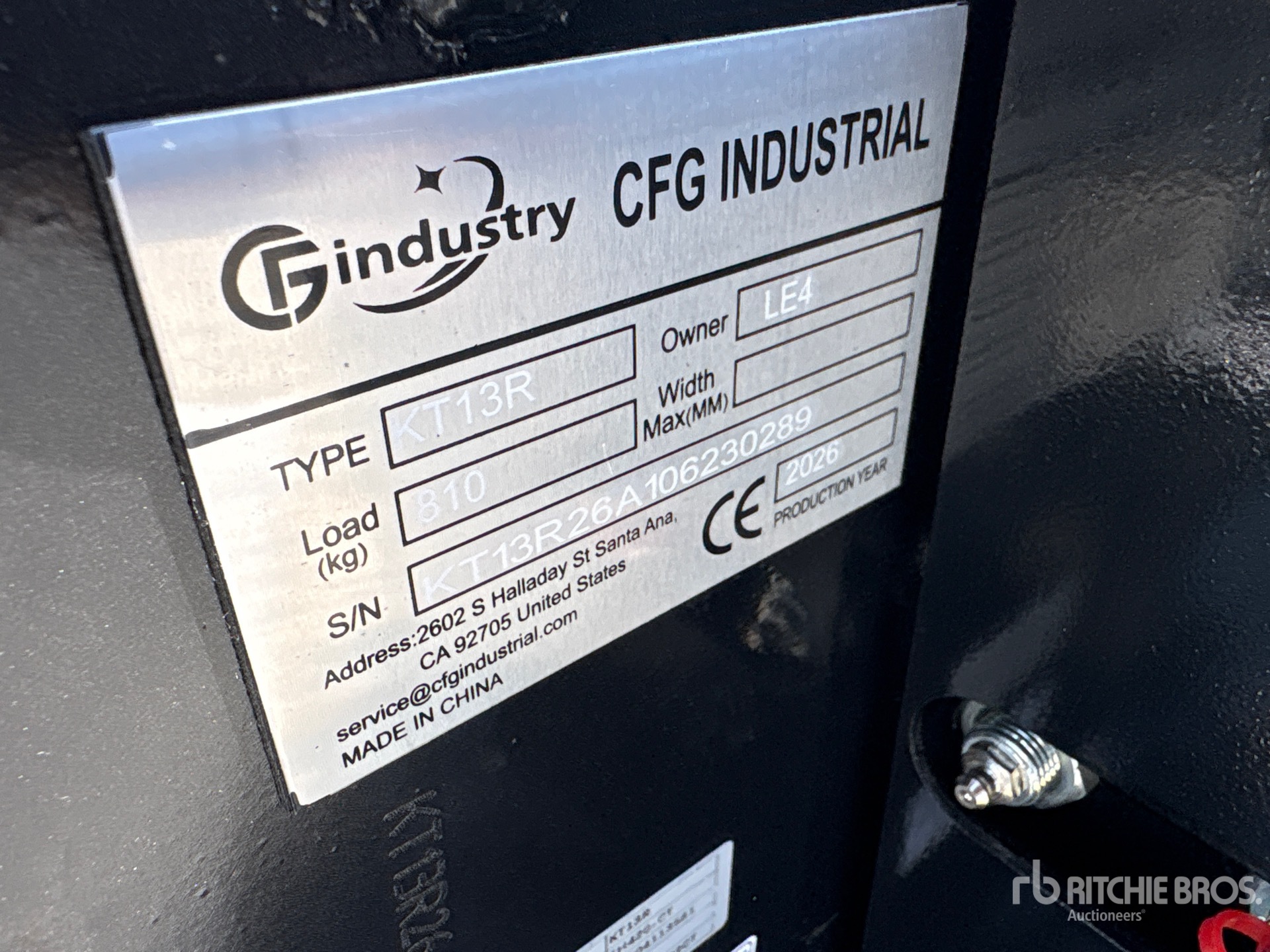 2026 CFG KT13R