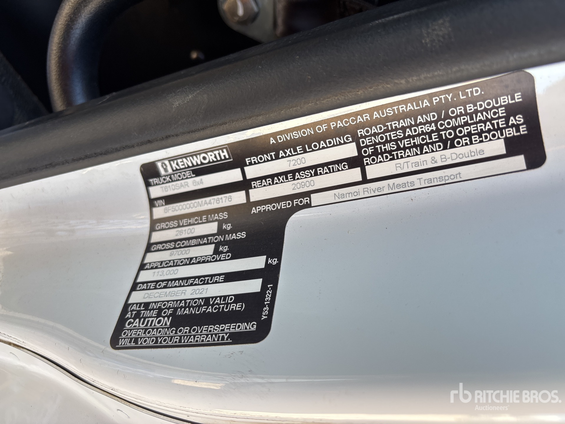 2021 Kenworth T610SAR