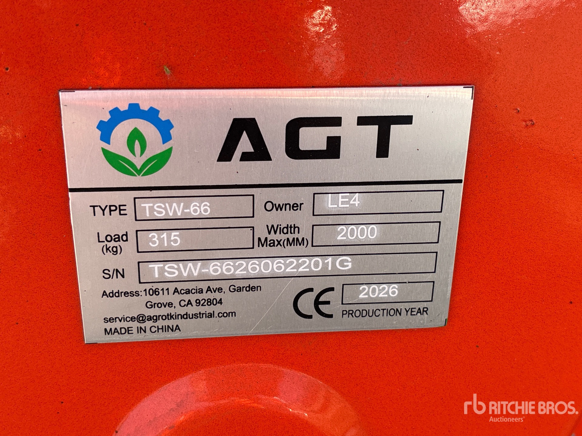 2026 AGT TSW-66