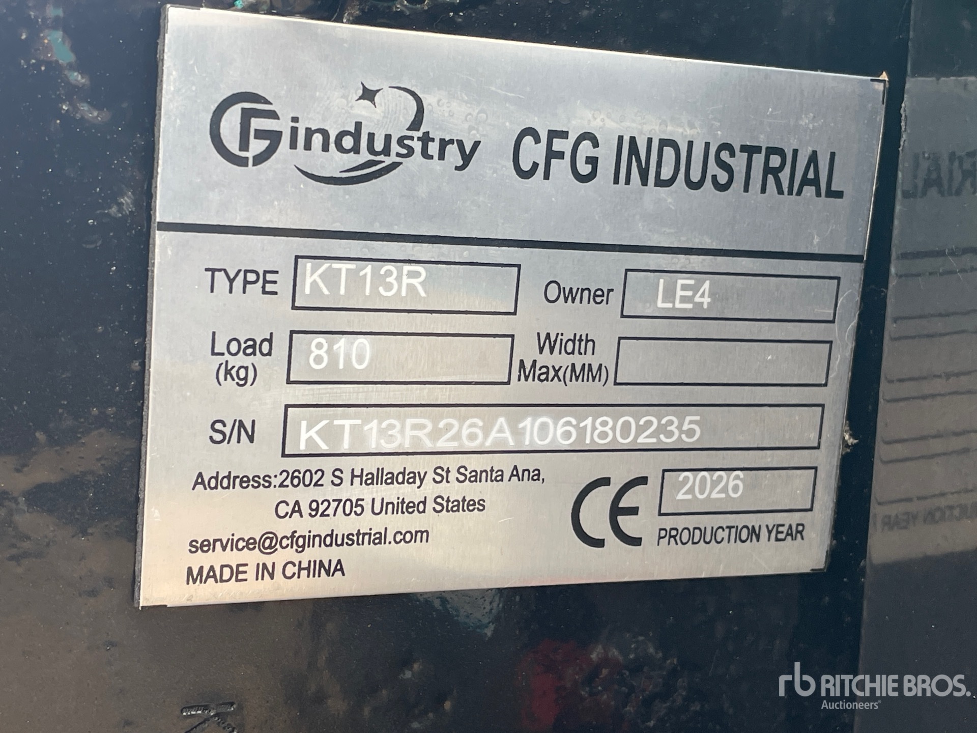 2026 CFG KT13R
