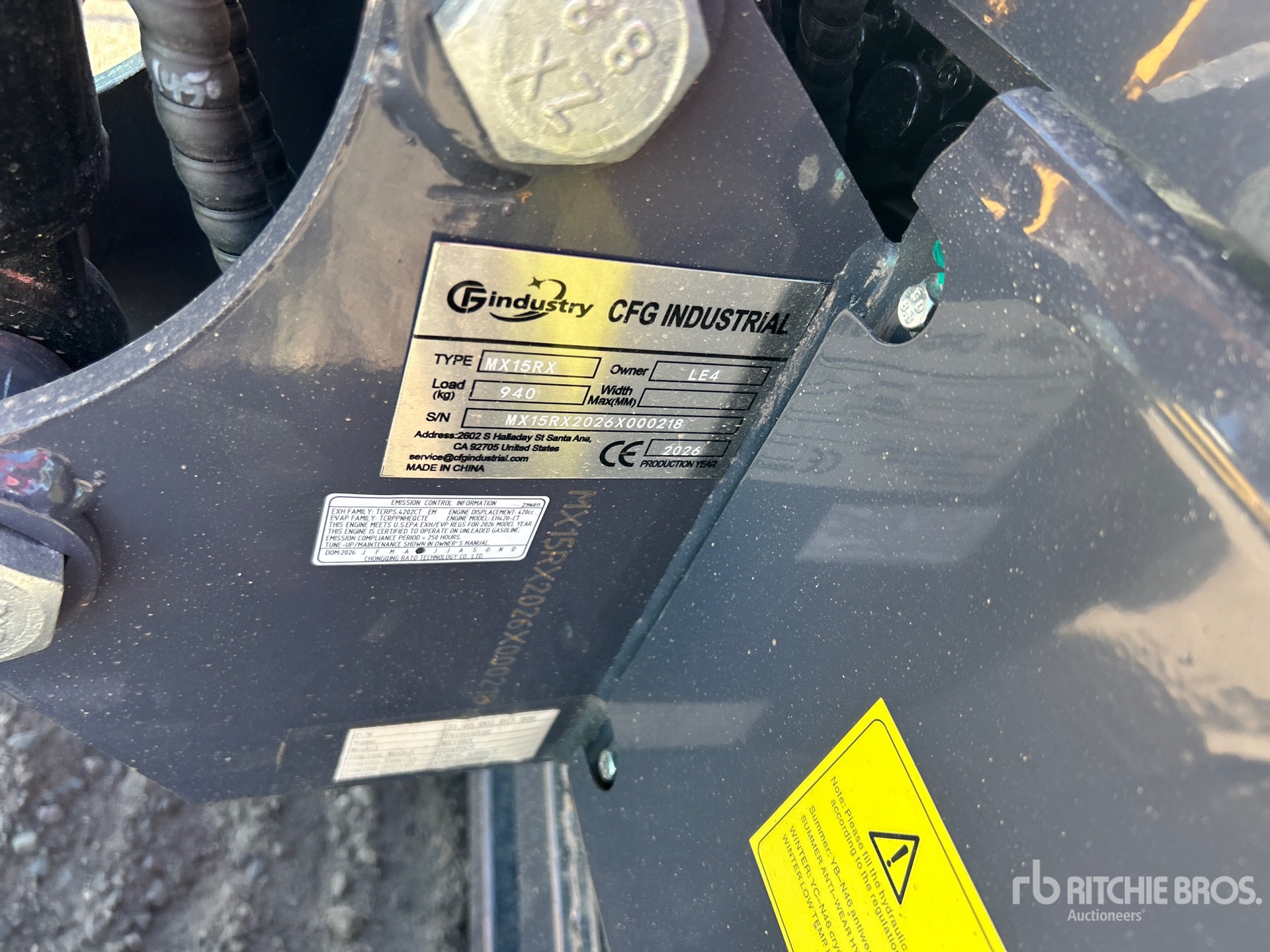 2026 CFG MX15RX