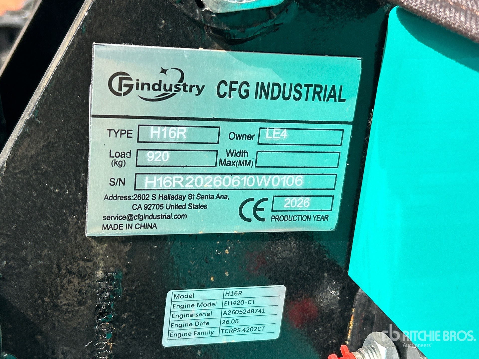 2026 CFG H16R