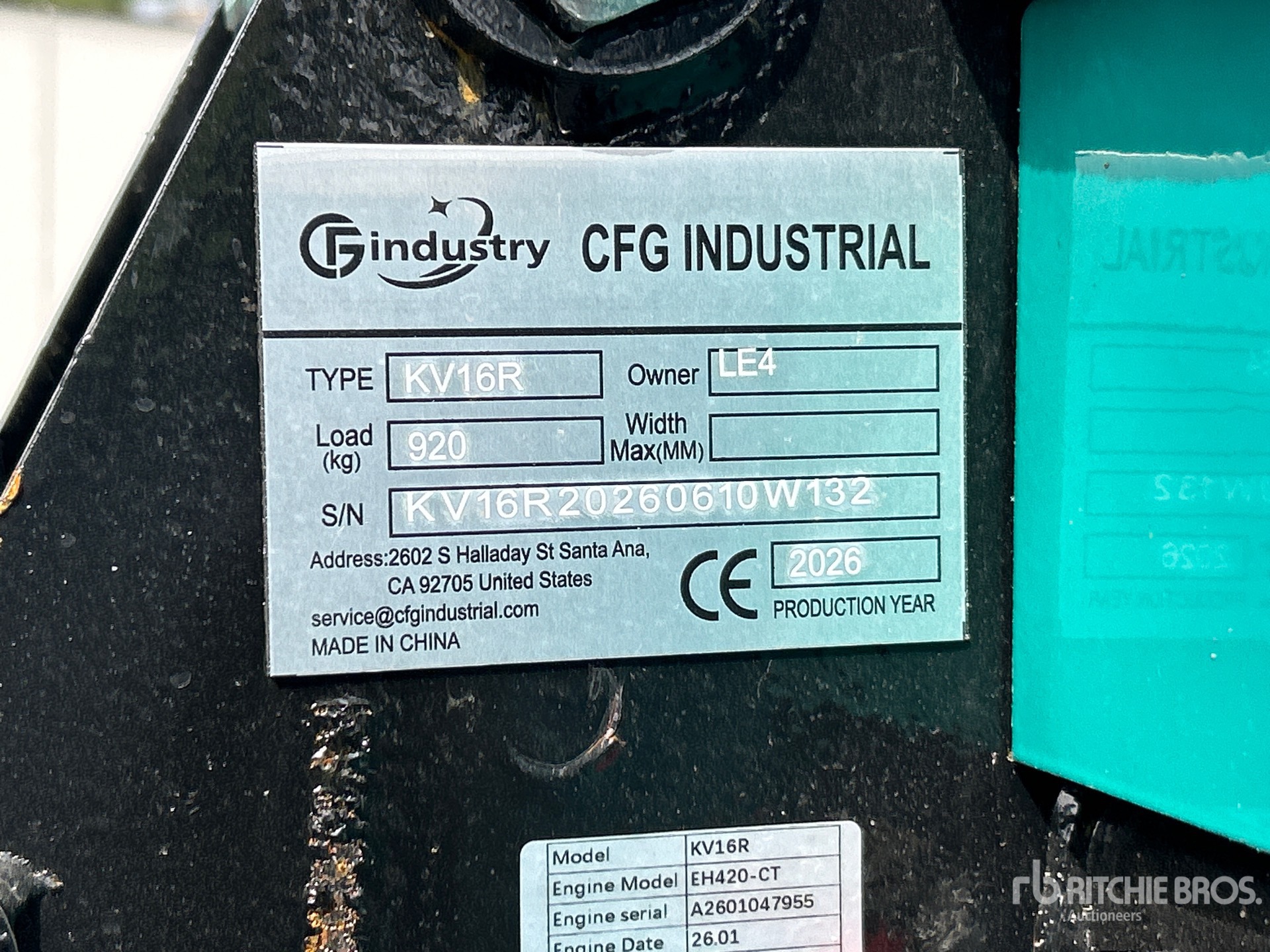 2026 CFG KV16R