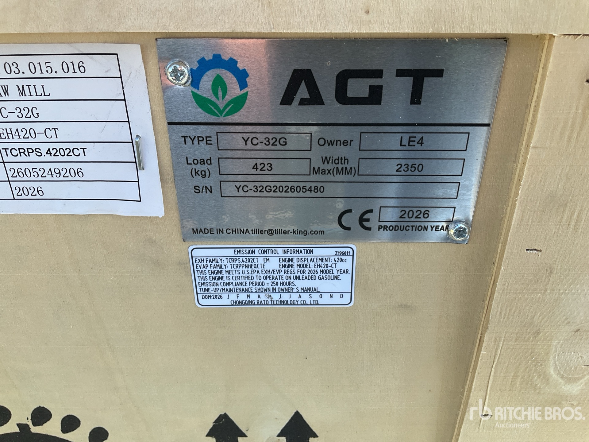 2026 AGT YC32-G