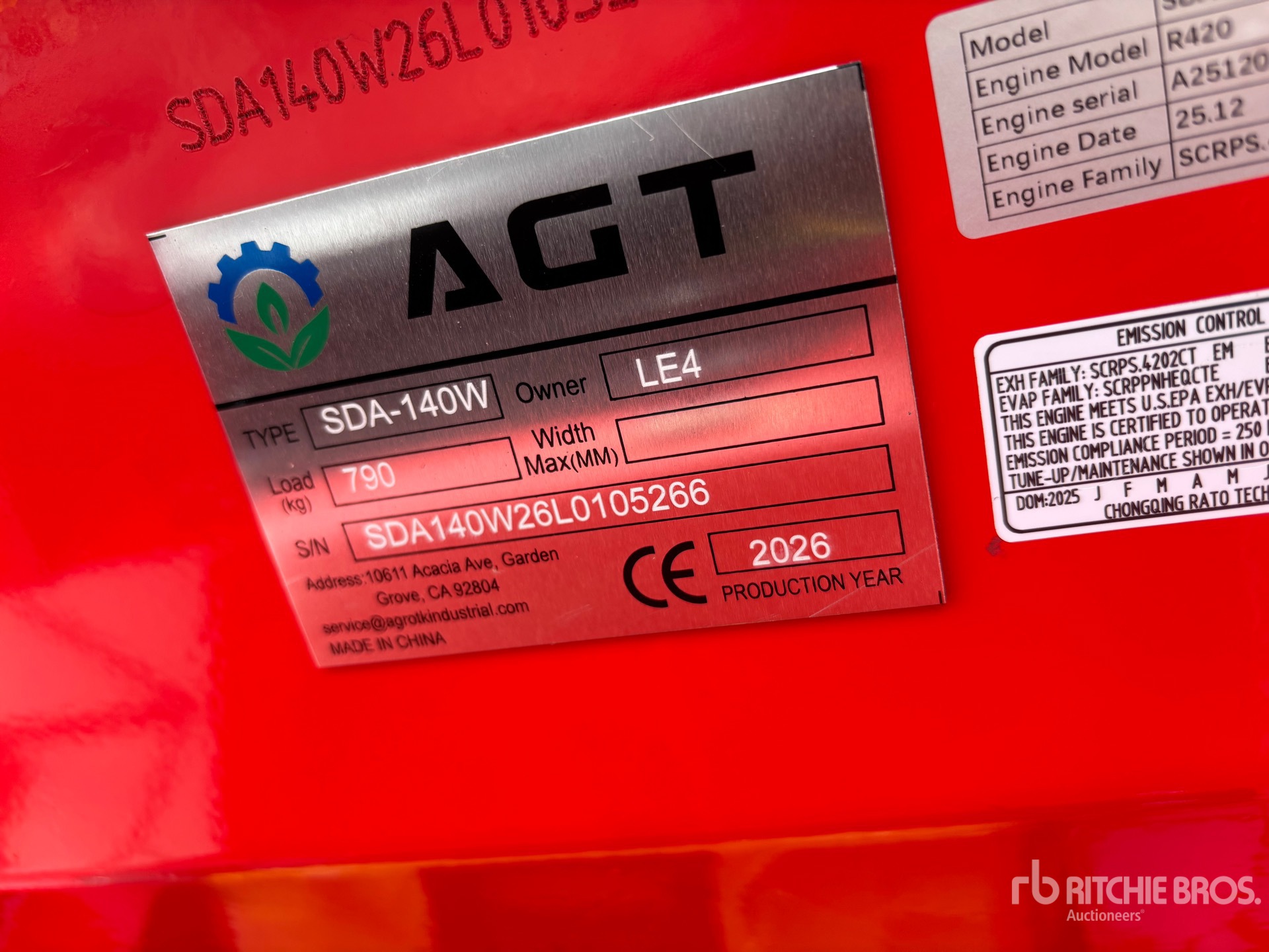 2026 AGT SDA-140W