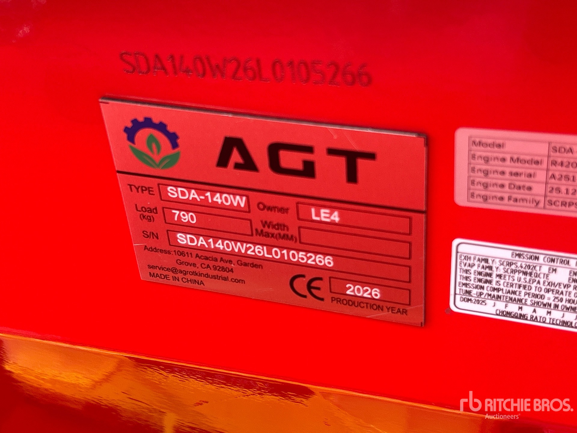 2026 AGT SDA-140W