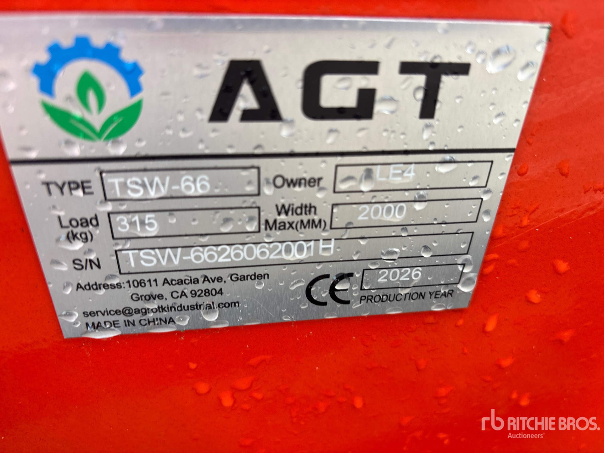 2026 AGT TSW-66